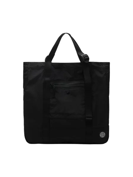 Torba Stone Island z kamieniami czarna