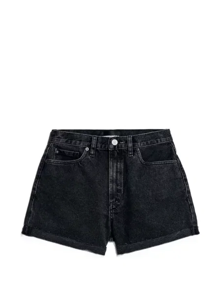 Pantaloni scurți din denim Armedangels negru