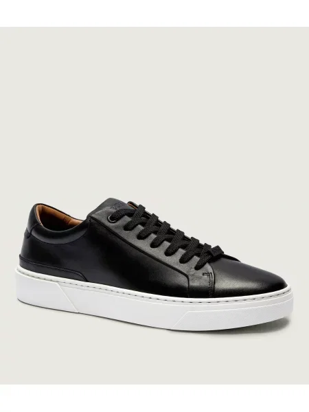 BOSS BLACK De piele sneakers Gary_Tenn_nalu_N negru