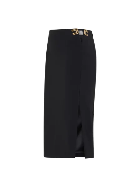 Spódnica midi Elisabetta Franchi czarna