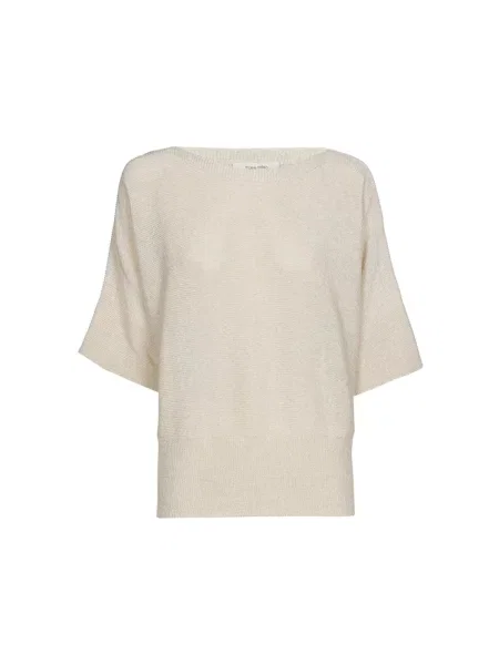 Sweter Marie Méro elegancki beżowy