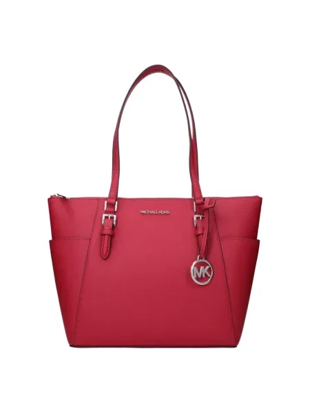 Shopperka Michael Kors skórzana czerwona
