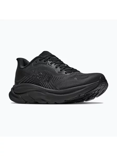 Bluză pentru femei de alergare HOKA Clifton 11 Wide black/black negru