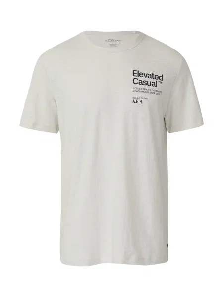 S.Oliver Majica kremna črna