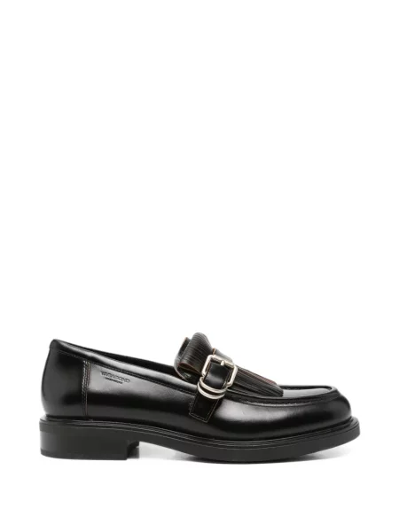 Pantofi loafer Vagabond cu franjuri negru
