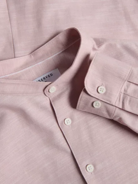 Reserved Сорочка slim fit із високим вмістом пильно-рожевий рожева