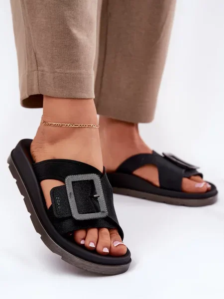 Copati Zaxy z zaponko črna