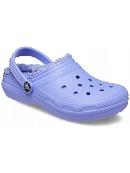 Chodaki Dla Dzieci Crocs Classic Lined Clog fioletowe