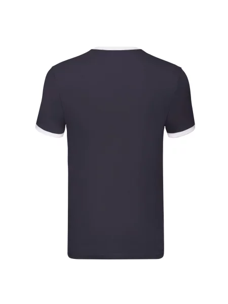T-shirt Ringer biała