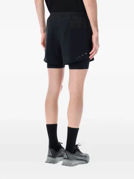 Pantaloni scurți Nike cu imagine din poplin negru