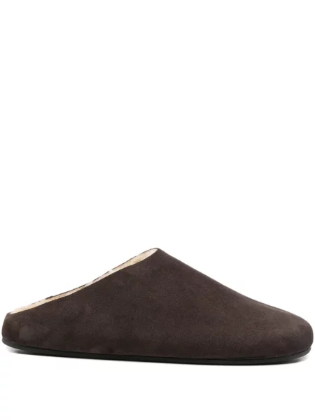Papuci tip mules The Row maro