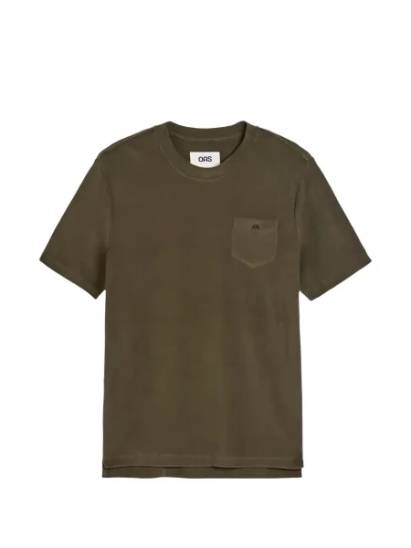 Tricou Oas Company din material terry verde