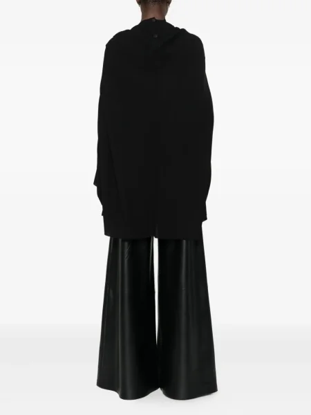 Rochie Rick Owens drapată de costum negru