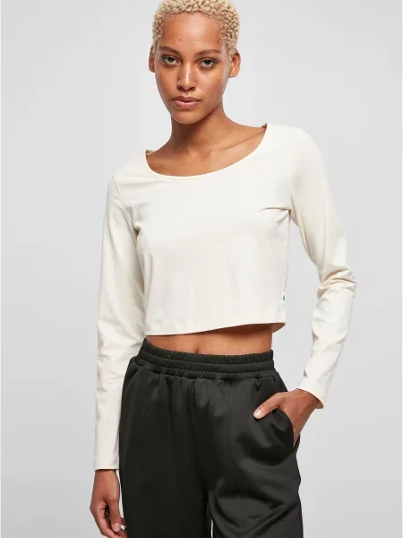 Tricou Urban Classics cu mâneci lungi alb