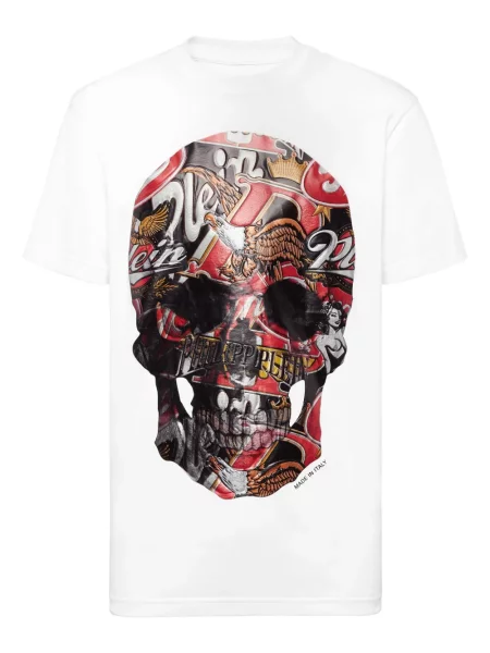 Tricou Philipp Plein alb