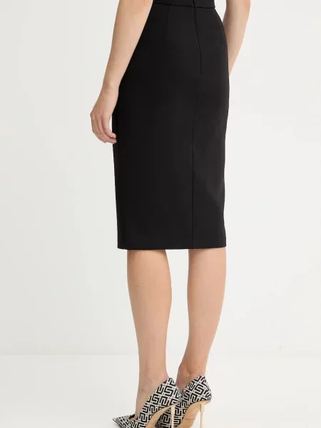Elisabetta Franchi fustă midi creion negru