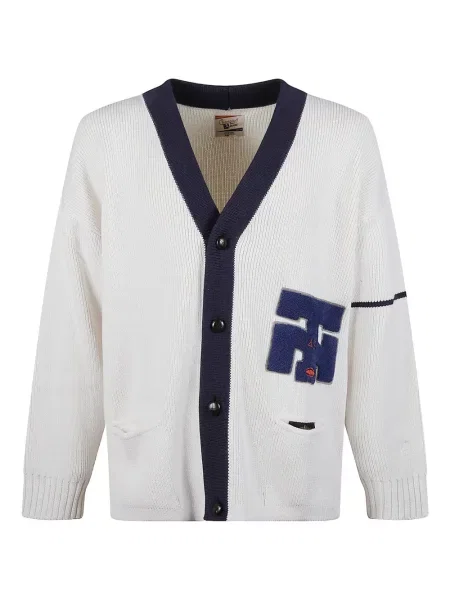 Cardigan Champion de lână alb
