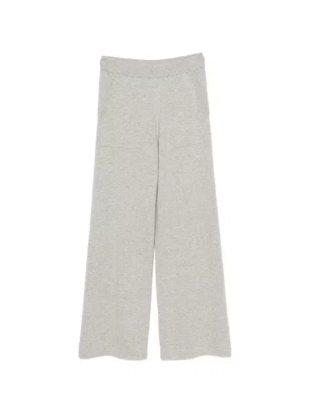 Pantaloni palazzo Bompard tricotate gri
