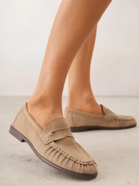 Mocasini Ananora închis bej