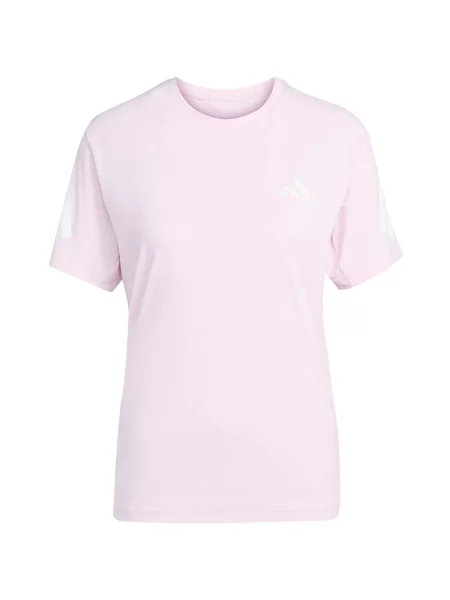 ADIDAS PERFORMANCE Tehnička sportska majica rosé / bijela ružičasta
