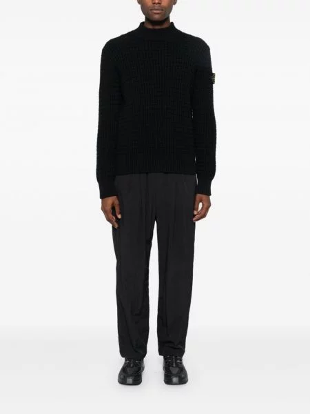Megztinis Stone Island akmenys juoda