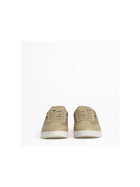 Sneakersy Emporio Armani skórzane beżowe