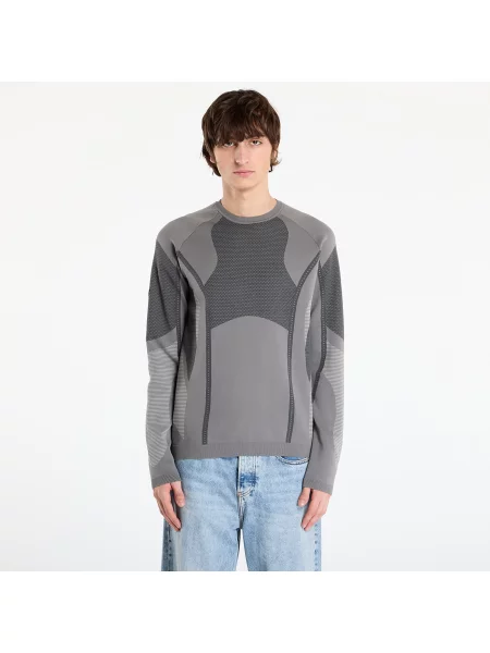 Плетена тениска с дълъг ръкав Puma сиво
