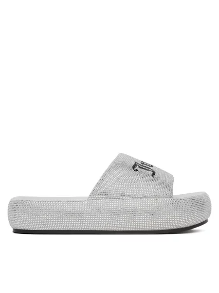 Klapki Juicy Couture szare