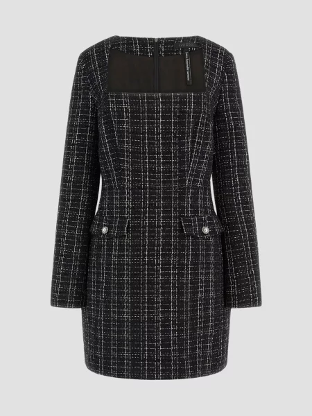 Платье миди Guess черное