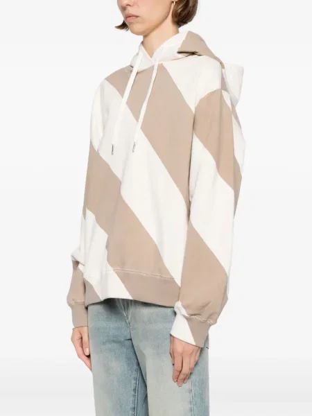 Hanorac cu glugă Cynthia Rowley cu dungi