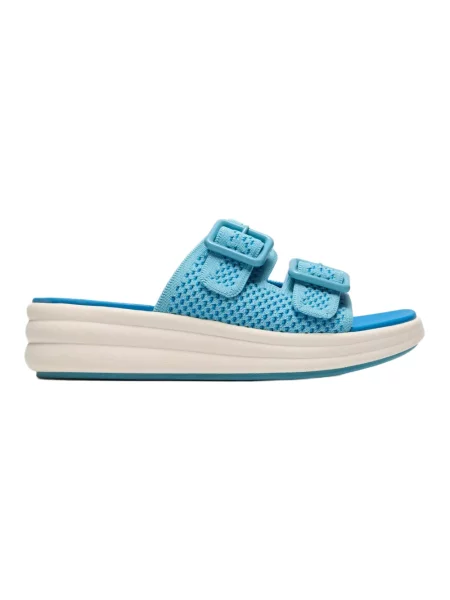 Klapki Clarks niebieskie