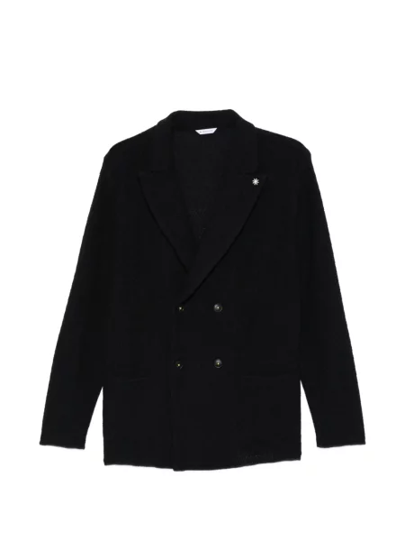 Плетено яке Manuel Ritz двуредно черно