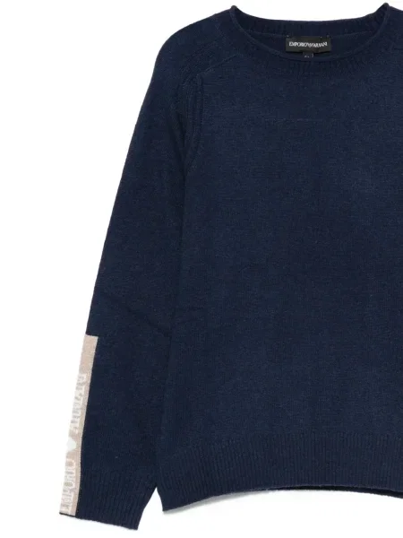 Sweter dziecięcy Emporio Armani niebieski