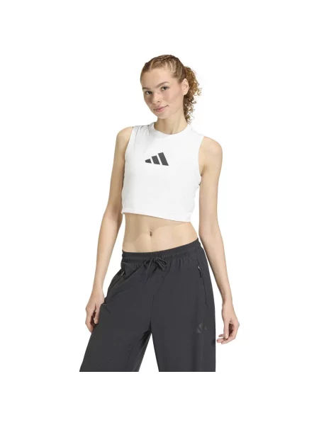 Top Adidas alb