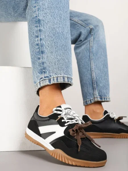 Sneakers Nilaviela Negru cu alb