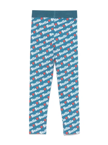 Legginsy dziecięce Stella Mccartney niebieskie