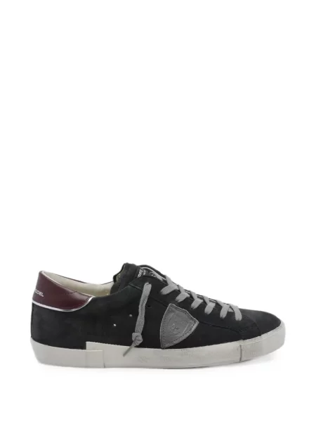 Sneakerși Philippe Model Paris din piele de căprioară negru