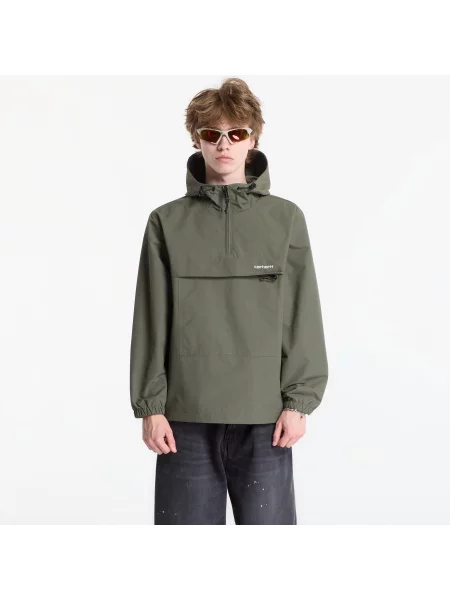 Яке Carhartt WIP Windbreaker Pullover UNISEX Leaf/ White M бяло