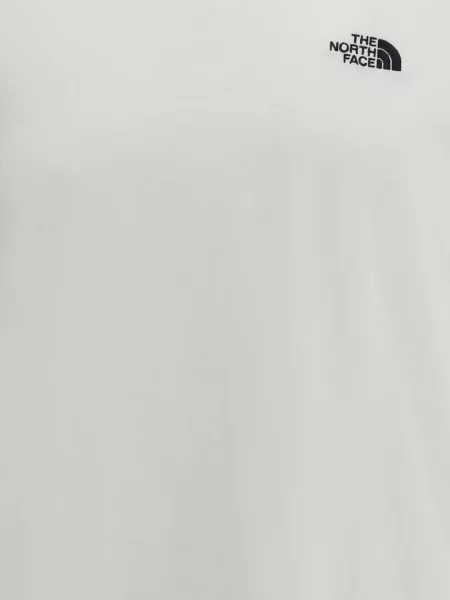 Tricou The North Face cu autograf alb