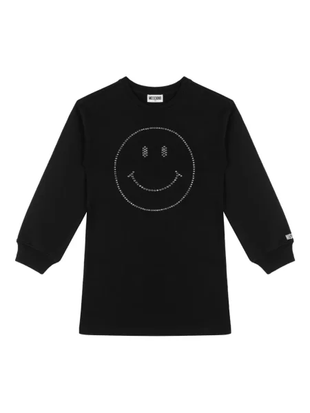 Top dziecięcy Moschino czarny