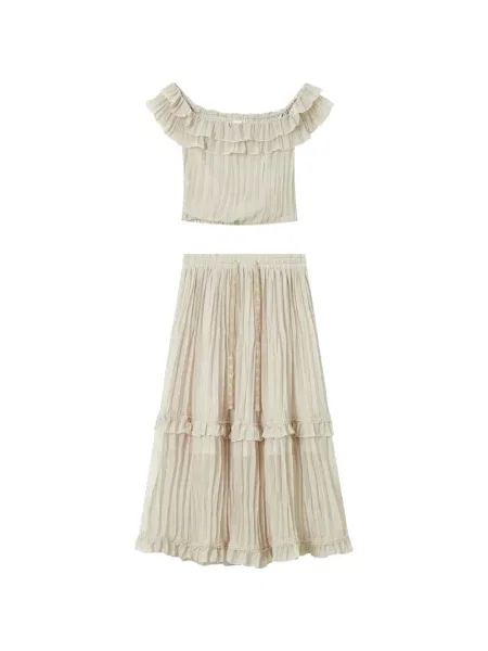 Salopetă B+ab cu volane