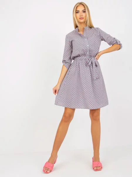 Rochie de zi Fashionhunters casual gri
