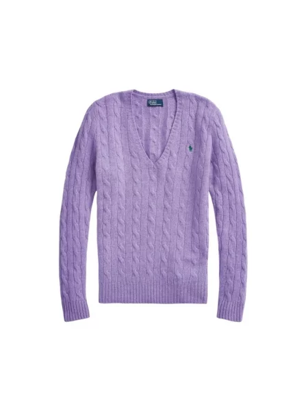 Sweter Ralph Lauren fioletowy