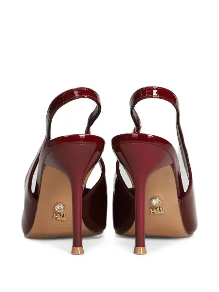 Pantofi cu toc Twenty Fourhaitch slingback roșu