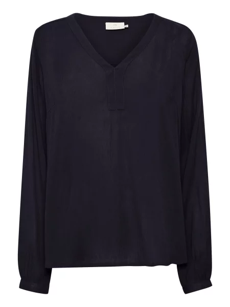 KAFFE CURVE Tunika KA Amber tamno ljubičasta