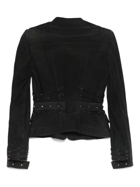 Semišová bunda Gucci Pre-owned černá