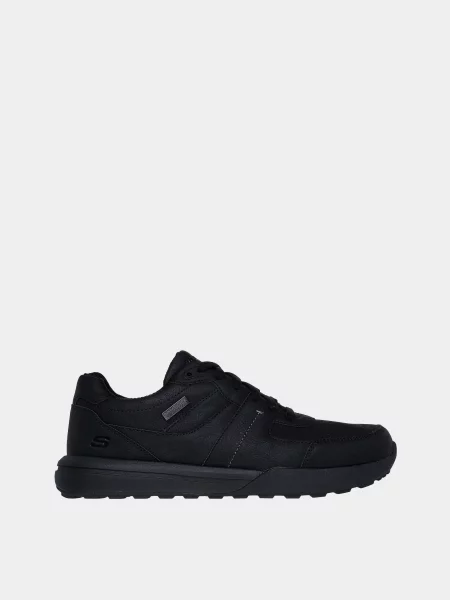 Кожаные кроссовки Skechers черные