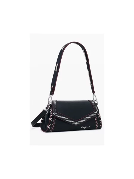 Desigual torebka MANHATTAN PESPUNTES Z czarny