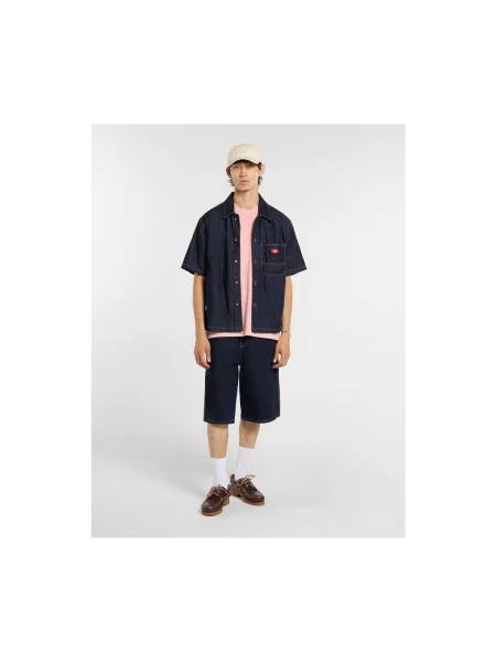 Cămașă din denim Dickies albastru
