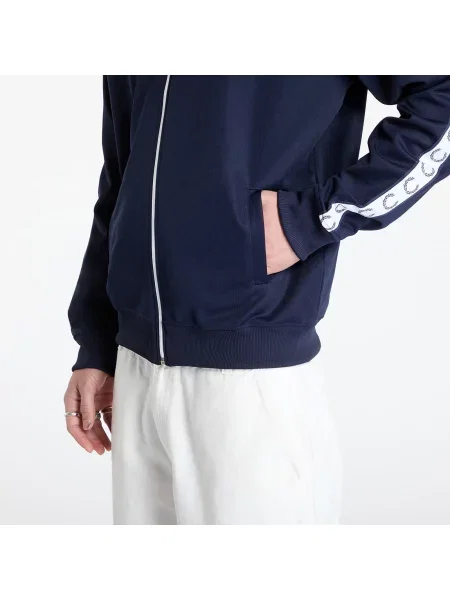 Jacheta FRED PERRY Taped Track Jacket Carbon Blue M albastru